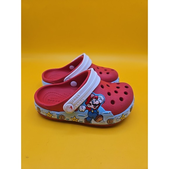 Toddler Crocs Fun Lab Mario C7 - Picture 3 of 5